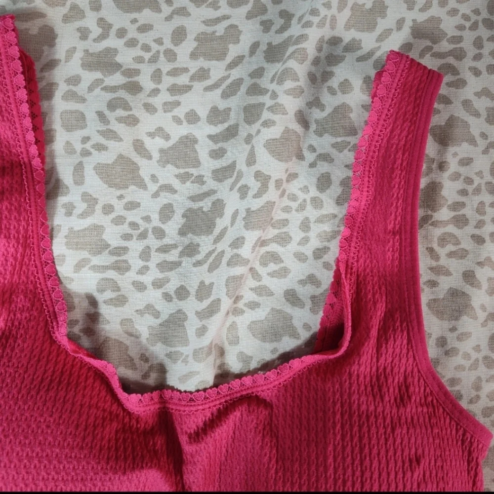 Jessica Simpson Red Pink Bralette Large